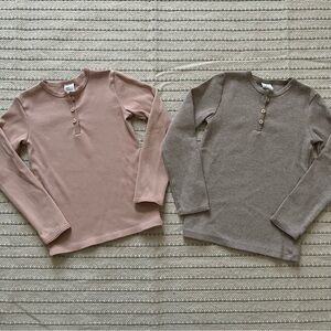 H&M 4T Organic Cotton NWOT long sleeve shirt bundle
